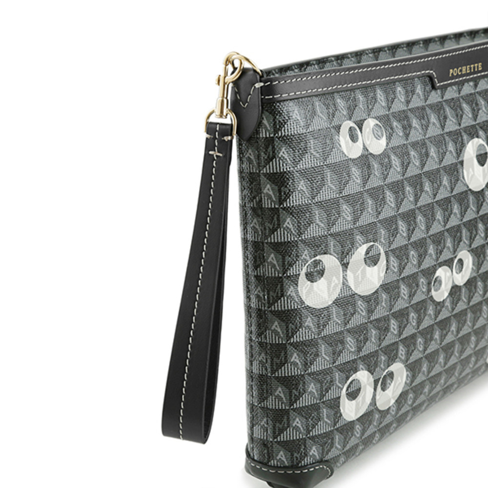 Anya Hindmarch Pouch Eyes Black - Picture 9 of 9
